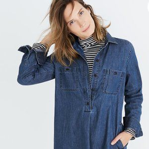 Madewell Popover Denim Dress